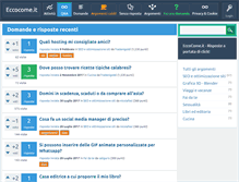 Tablet Screenshot of eccocome.it
